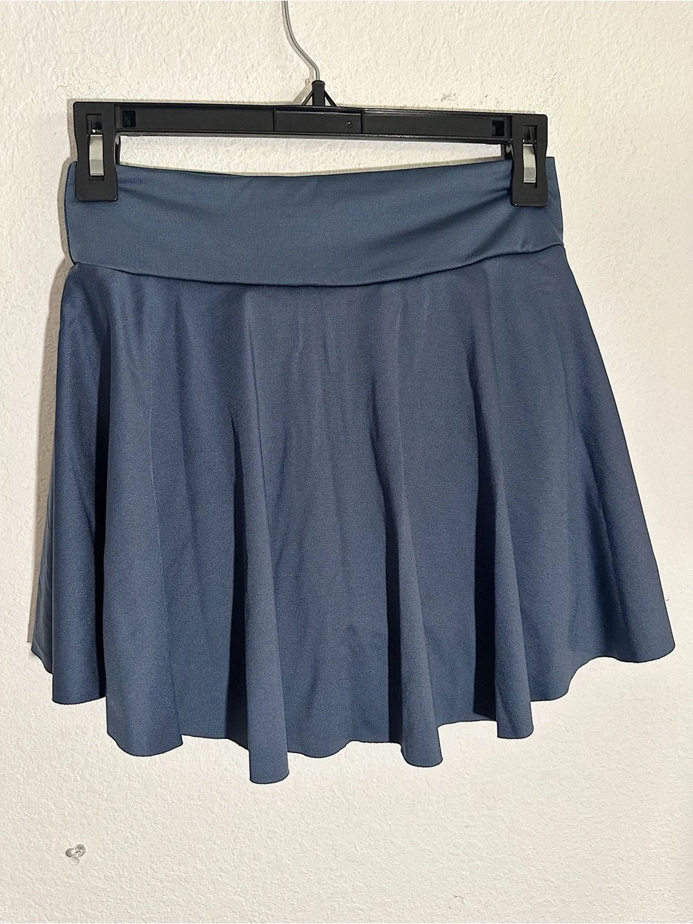 GreenFit Athletic Slate Blue Elastic Waistband Tennis Skirt/Skort Size Medium